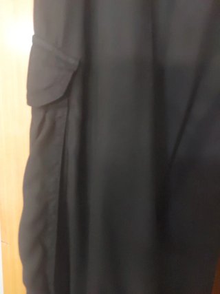 Pantalón Cargo Fit Stradivarius Negro