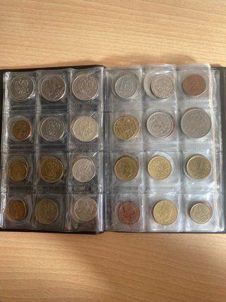 Monedas Mundo + Álbum + Fundas