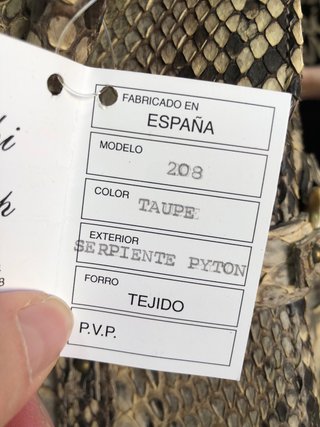 Bolso Piel Serpiente Nuevo