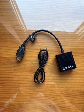 Adaptador HDMI a VGA con Audio