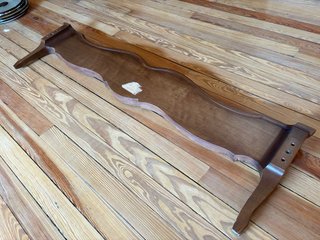 Pie de cama madera estilo clásico
