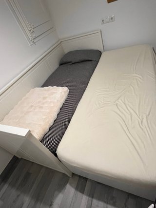 Cama nido 90cm con 3 cajones + 2 colchones
