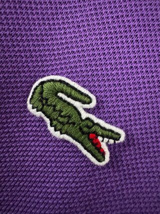 Polo Lacoste classic fit Morado 100% original