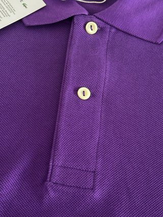 Polo Lacoste classic fit Morado 100% original