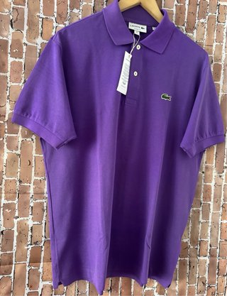 Polo Lacoste classic fit Morado 100% original