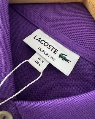Polo Lacoste classic fit Morado 100% original