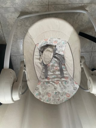 Hamaca para bebé con estampado de animales