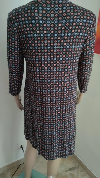 Abito donna fantasia geometrica