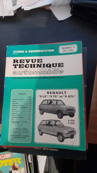 Revista Técnica Automóvil Renault 5 TS/GTL