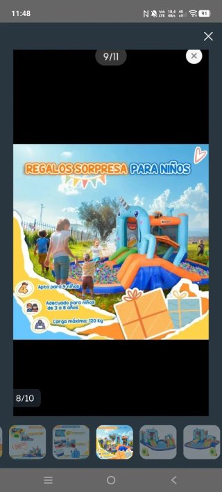 Castillo acuático hinchable infantil