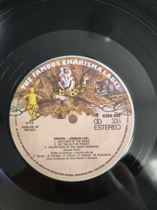 Genesis Live Vinilo LP