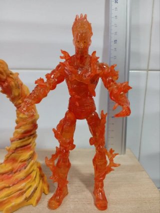 Action figure Uomo Torcia Marvel, linea Toy Biz, Fantastici 4