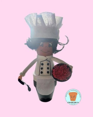 Maceta Cocinera Decorada