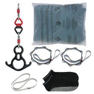 Columpio de Seda Aérea y Yoga, 8.7 Yardas, Kit de Hamaca de Yoga Aéreo con Tela de Nylon de 100gsm, Hardware de Rigging Completo y Guía de Configuración Fácil, Vuelo Antigravedad para Todos los Ni...