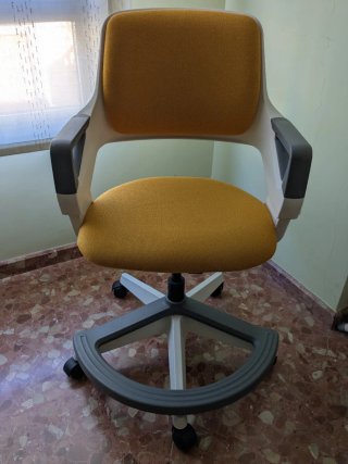 Silla giratoria infantil hjh OFFICE naranja