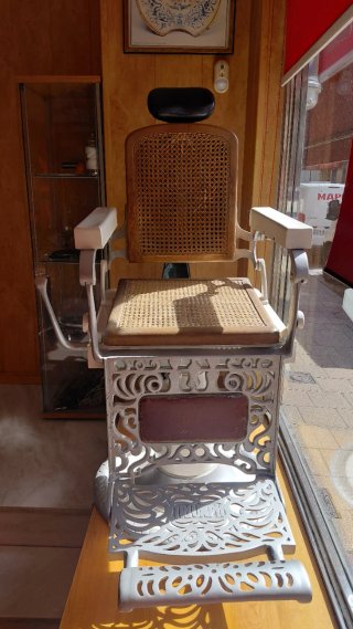 Sillón Antiguo Barbería Vintage