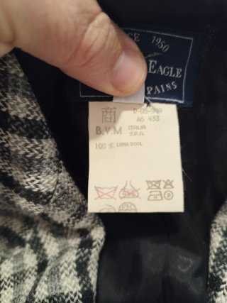 Giacca Blazer Vintage Blue Eagle Les Copains M