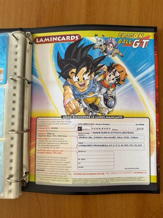 Raccoglitore Album Lamincards Dragon Ball GT