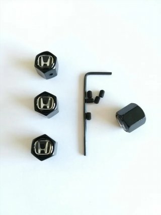 TAPONES DE RUEDAS ANTIRROBO HONDA NEGROS