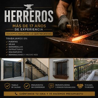 Herreros con 17 años de experiencia