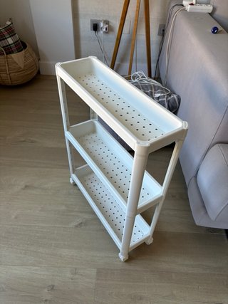 Carrito Auxiliar Blanco 3 Estantes