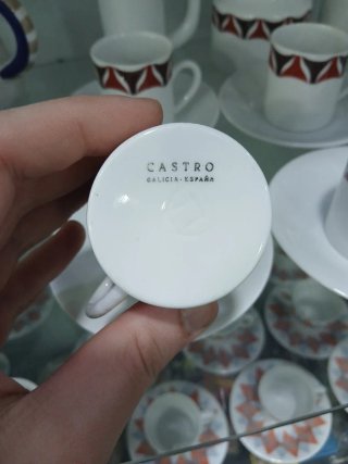 Juego de café Castro Sargadelos