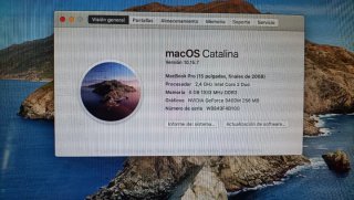 MacBook Pro 15 Apple Plata.
