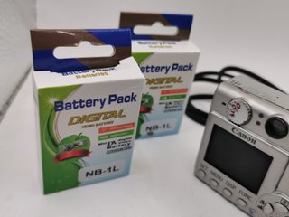 Canon IXUS 400 para reparar + Accesorios