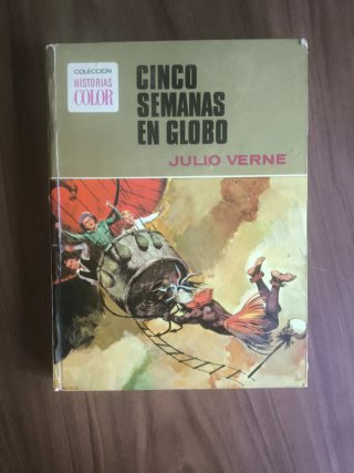 Cómic Historias Color Cinco Semanas en globo