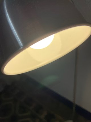 Lámpara de pie Ikea plateada