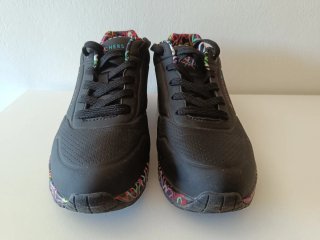 Skechers plataforma mujer T38 negras multicolor