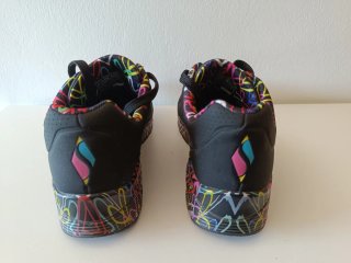 Skechers plataforma mujer T38 negras multicolor