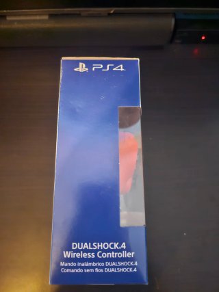 Comando ps4 original dualshock v2  magma red novo
