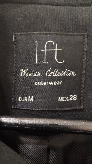 Abrigo Lefties Negro Talla M