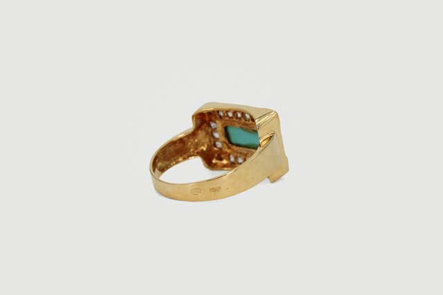 Anillo De Oro De 18K.. Ref: 076-01-00362