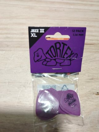Dunlop Tortex Jazz III XL Púas de guitarra 12 unid