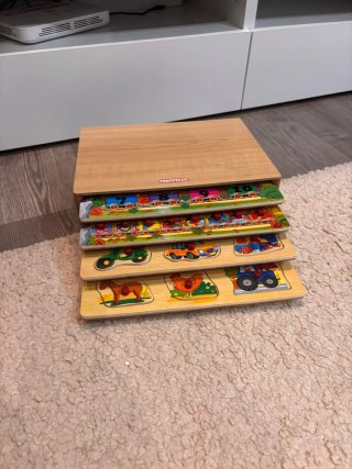 Puzzles de madera para niños