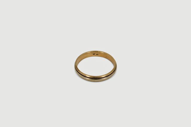 Alianza De Oro Combinado De 18K.. Ref: 076-01-00339