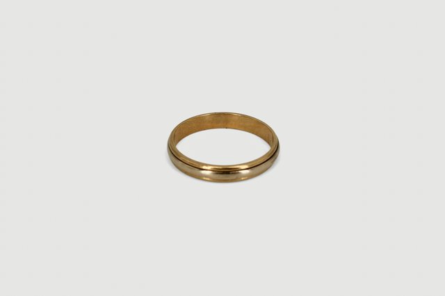 Alianza De Oro Combinado De 18K.. Ref: 076-01-00339