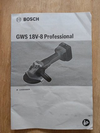 Miniamoladora Bosch GWS 18V-8