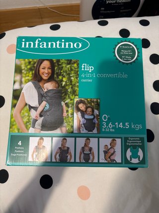 Mochila Porta Bebé Infantino Flip 4 en 1