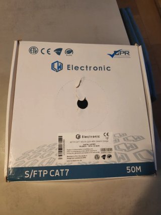 Cable Ethernet 24 metros marca LW Electronic S/FTP