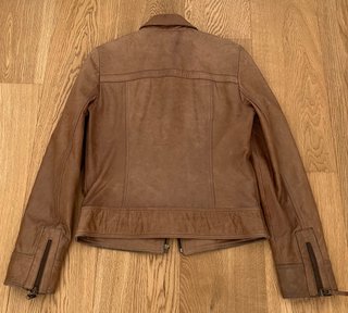 Cazadora Cuero Massimo Dutti Talla S