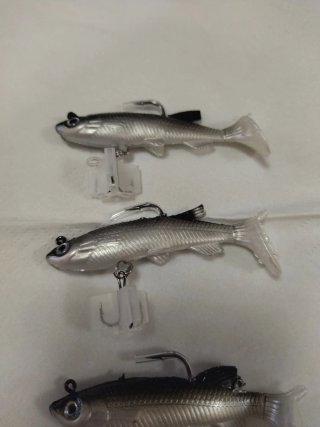 Lote 3 señuelos pesca spinning