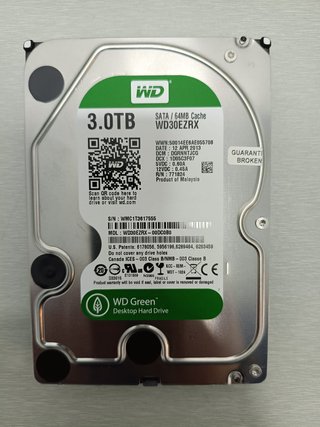 Disco Duro WD Green 3TB SATA