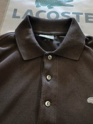Polo Lacoste uomo manica lunga tg S