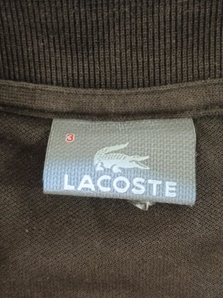 Polo Lacoste uomo manica lunga tg S