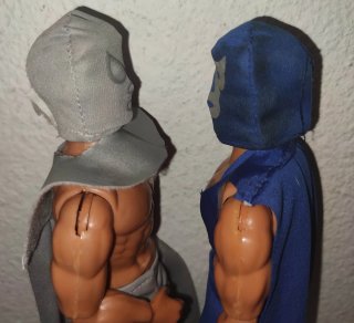 Lote Figuras Lucha libre Blue Demon y Santo