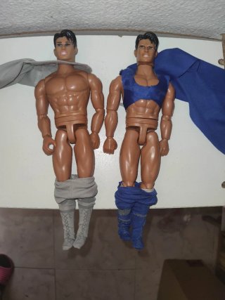 Lote Figuras Lucha libre Blue Demon y Santo