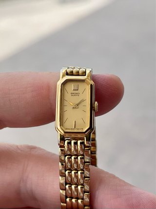 Reloj Seiko Tank Vintage Gold *Año 1988*